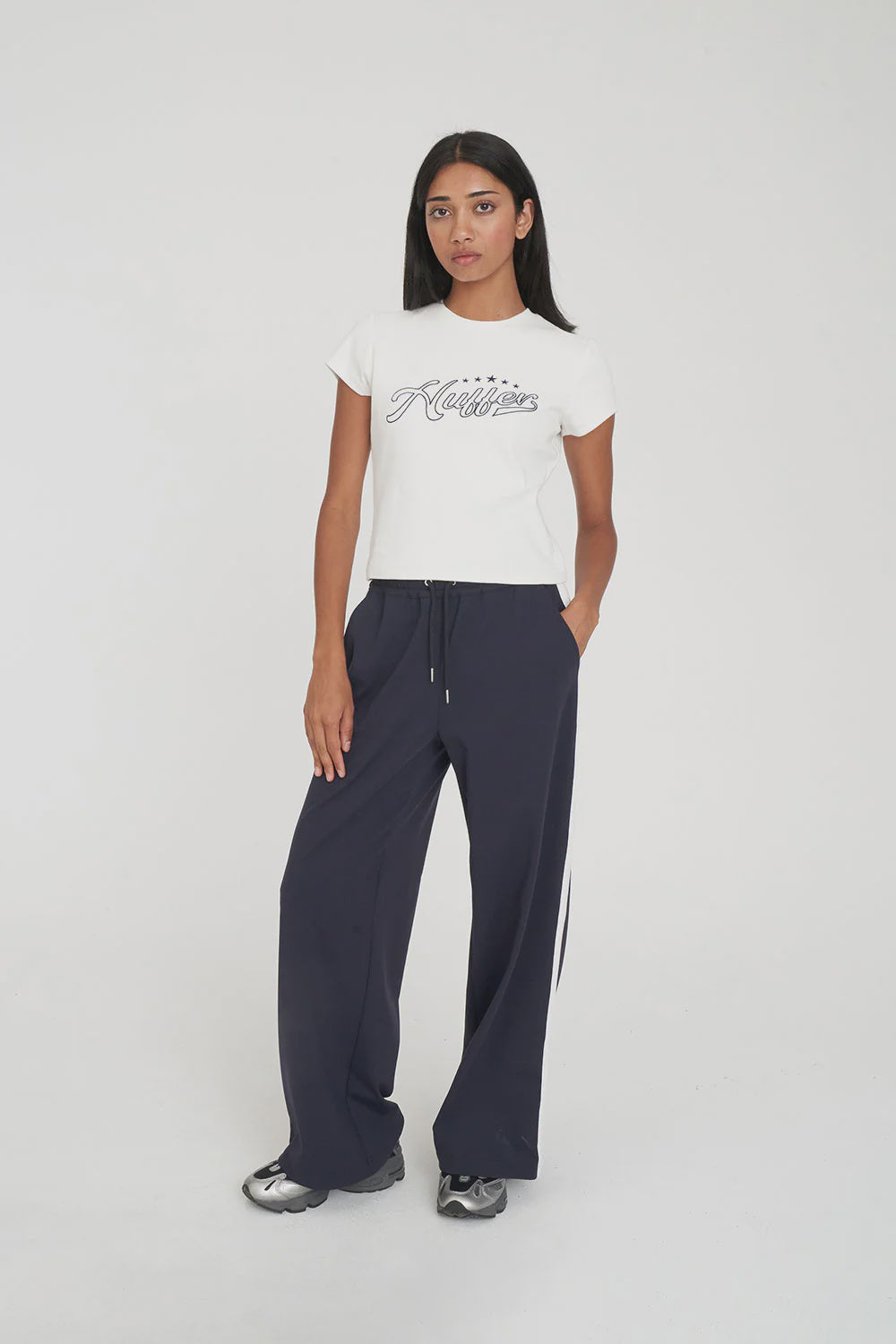 Huffer Signature Track Pant Navy