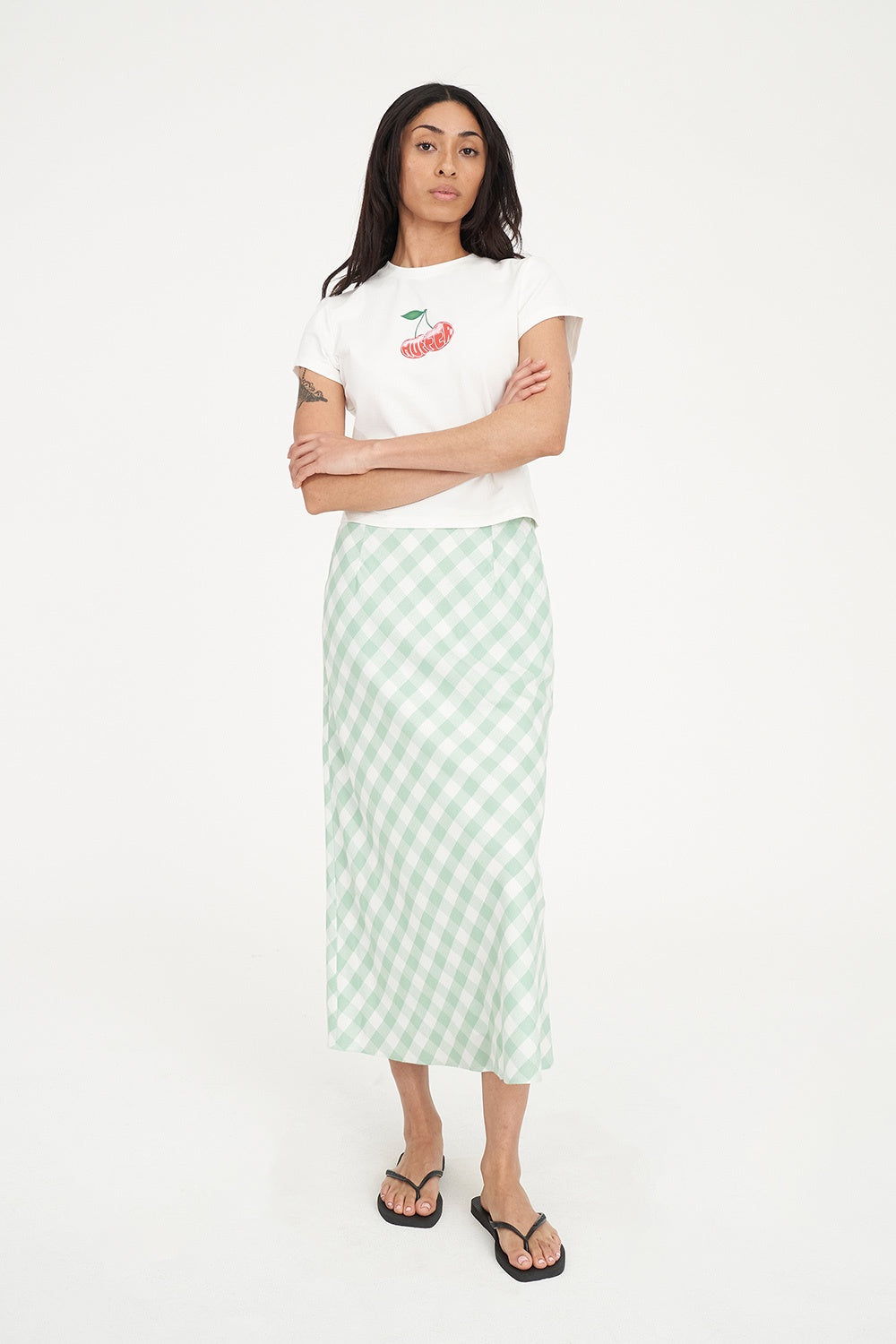 Huffer Celine Lila Midi Skirt