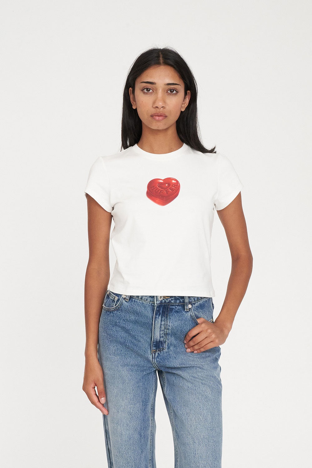 Huffer Mini Tee 185/Short N Sweet Chalk