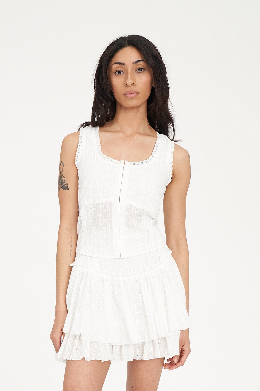 Huffer Broderie  Bodice Top