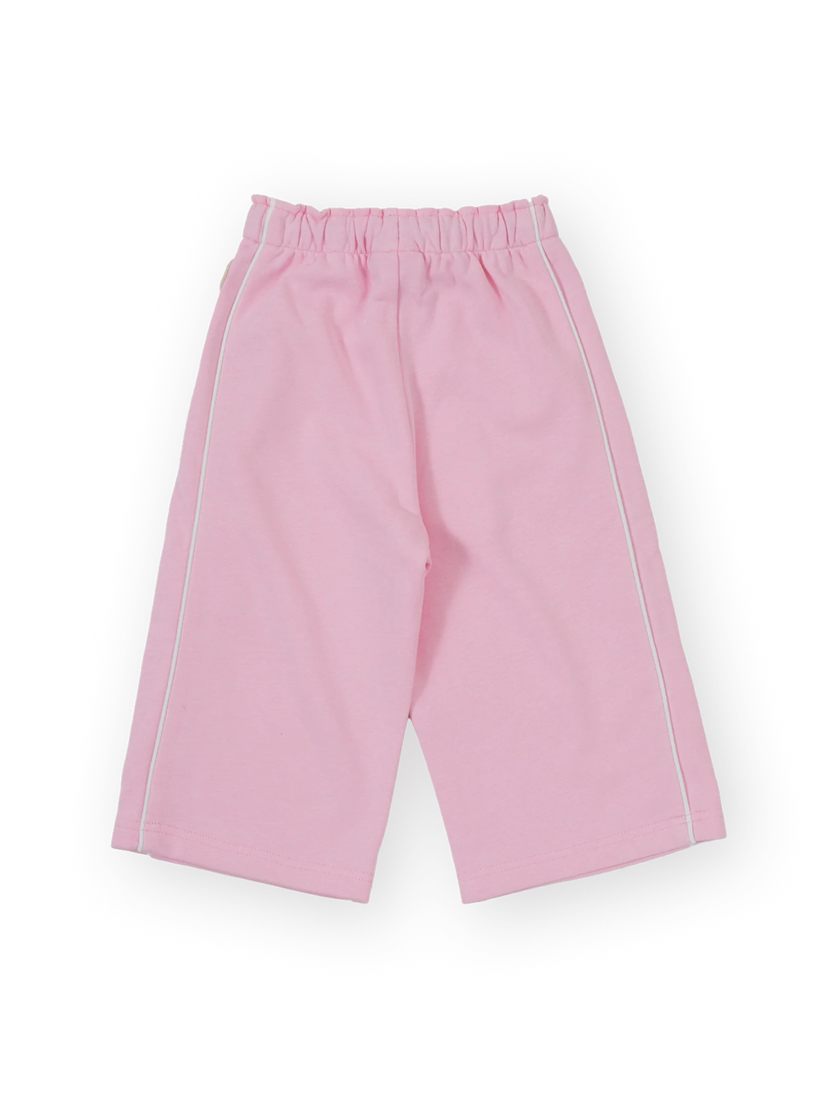Goldie + Ace  Wide Leg Piped Sweatpants Pink