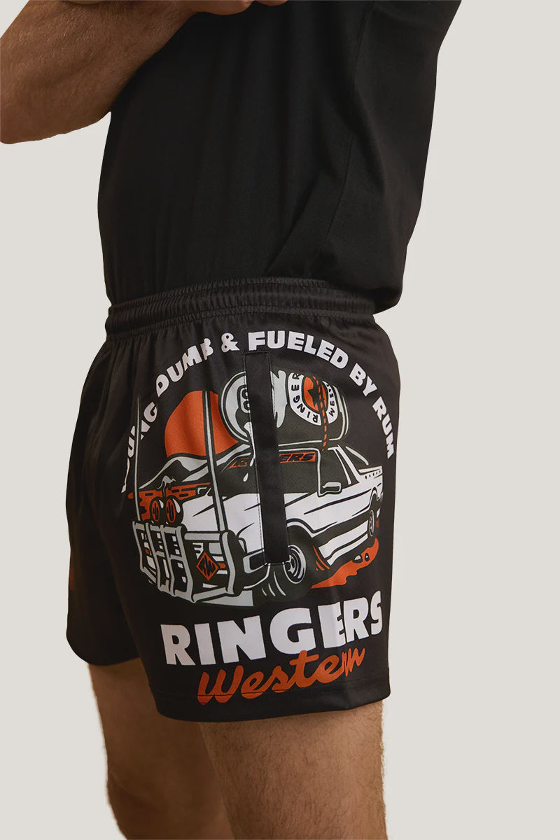 Ringers Western Young and Dumb Mens FootyShort