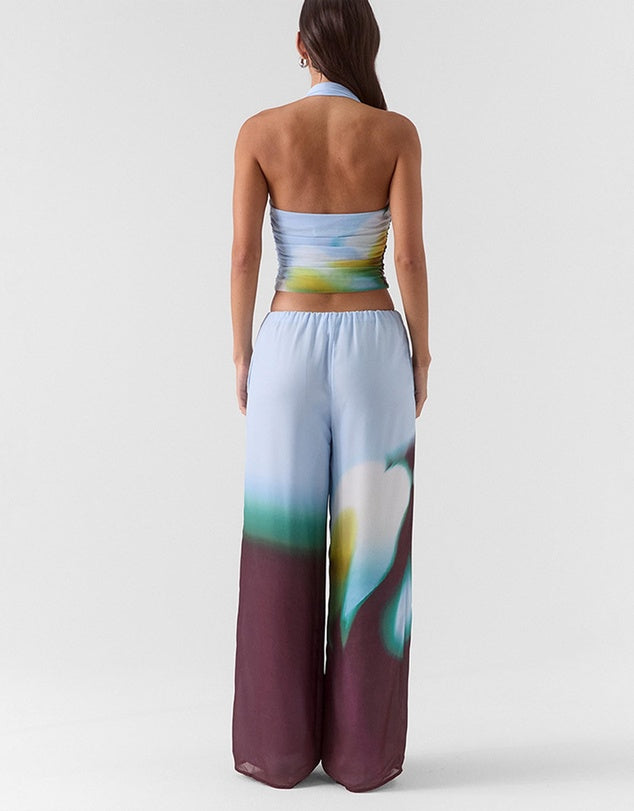 Sovere Zinnia Mesh Top Azure