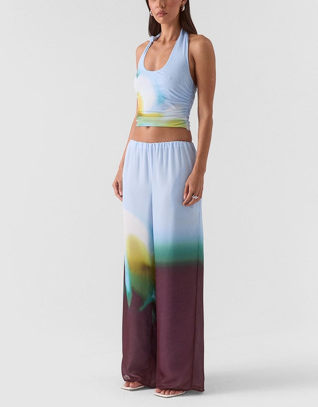 Sovere Zinnia Mesh Top Azure