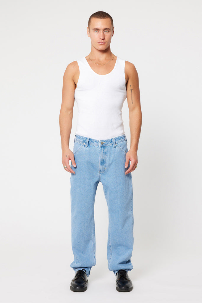 Abrand A4 Taper Derek Bleached Vintage Indigo