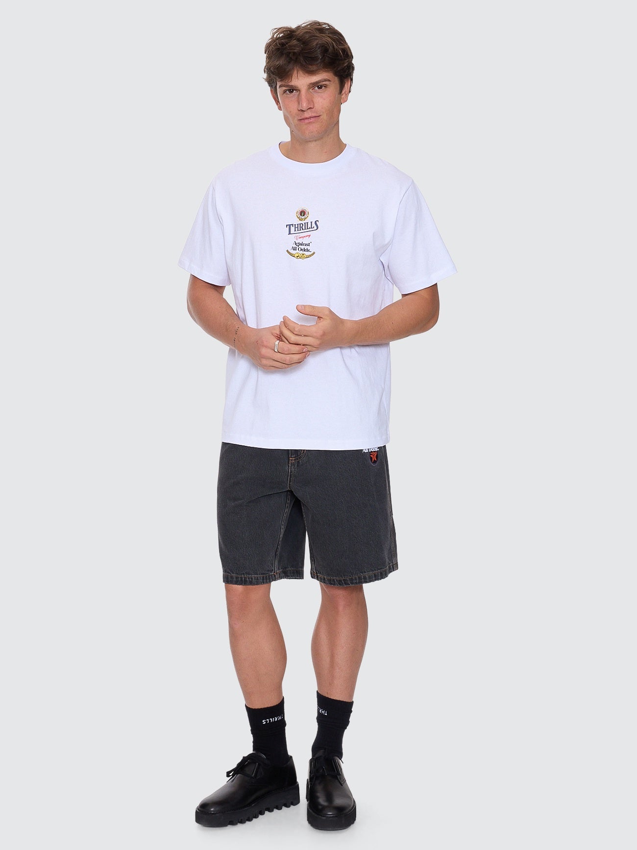 Thrills Against All Odds Merch Fit Tee White