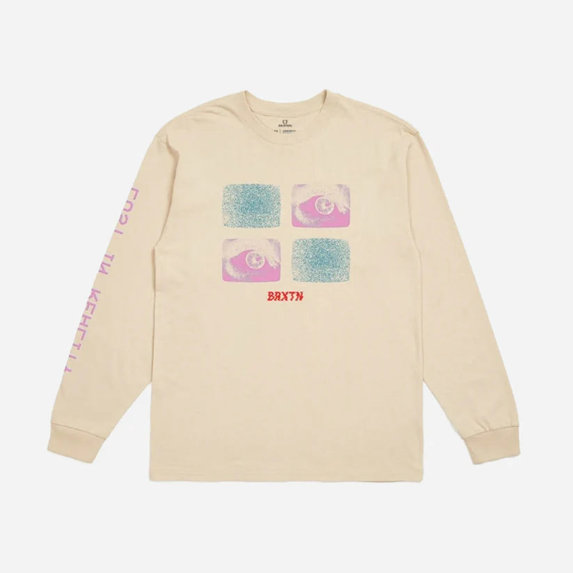 Brixton All Eyes L/S Stt Sand
