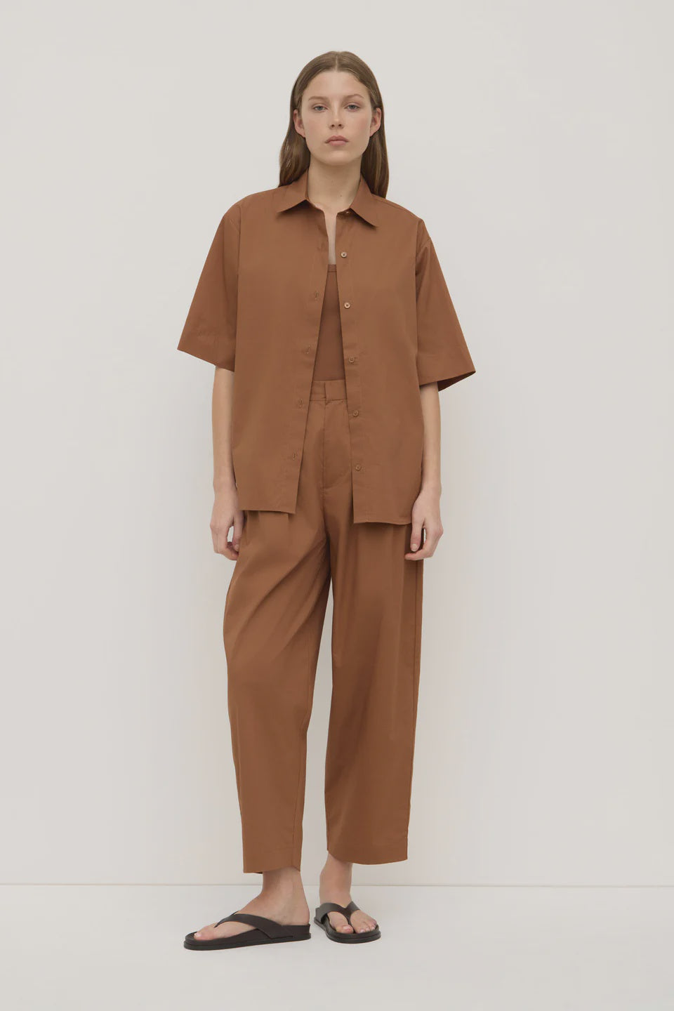 Assembly Label Joni Short Sleeve Shirt Earth