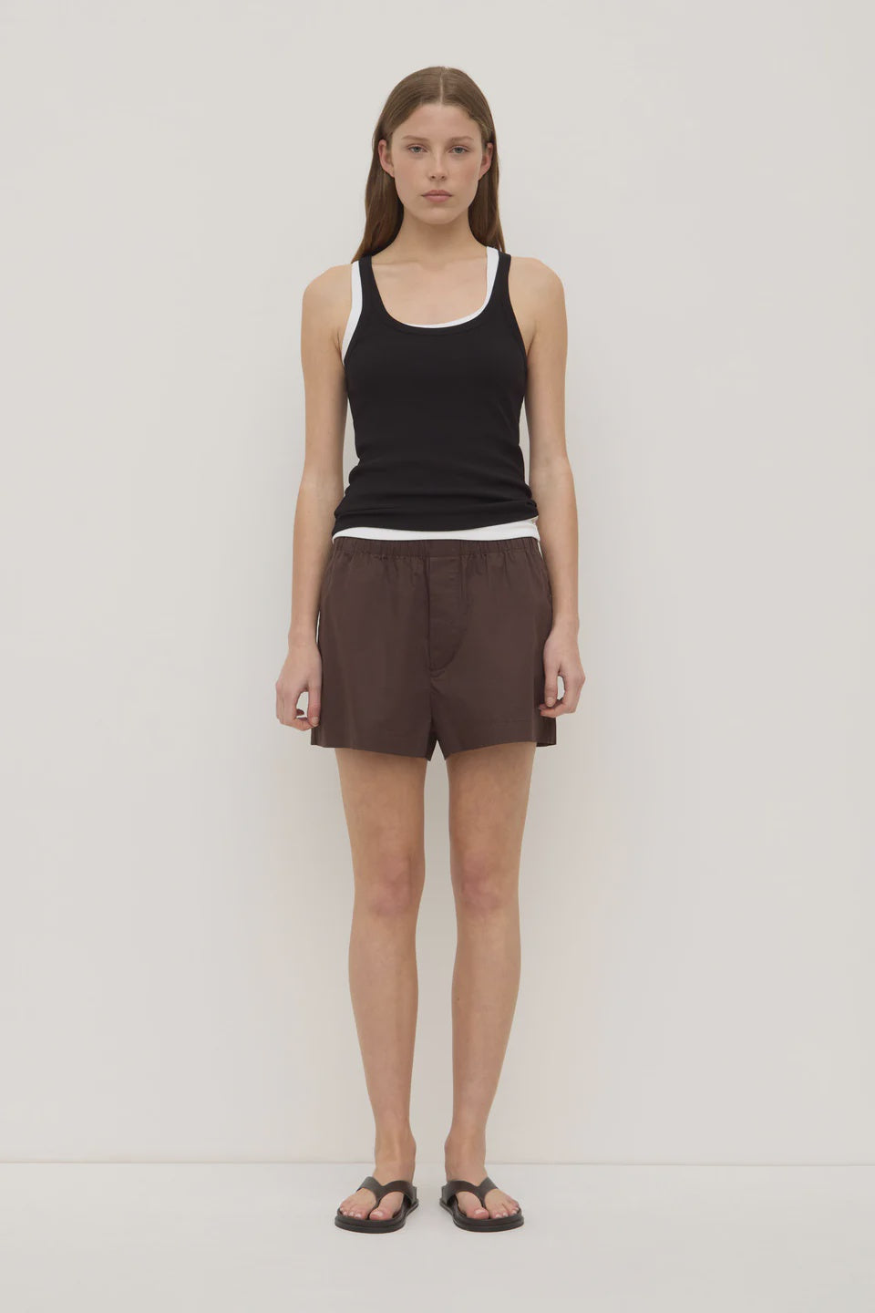 Assembly Label Everyday Poplin Short Ganache