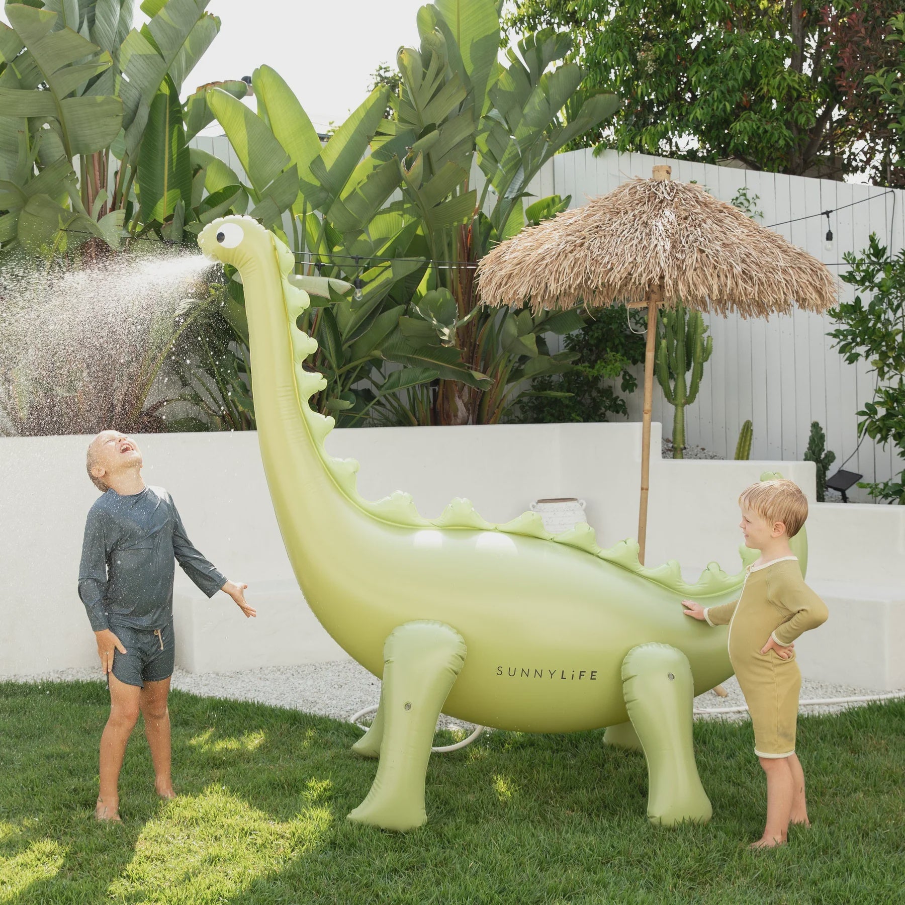 Sunnylife Dino Giant Sprinkler Into the Wild Khaki