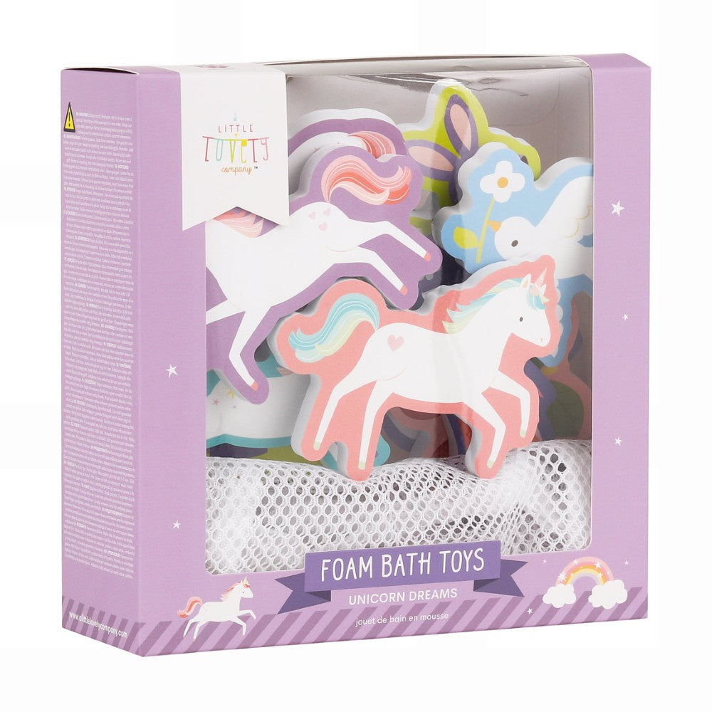 Kin and Co Foam Bath Toys Unicorn Dreams