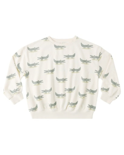 Rylee + Cru Relaxed Sweatshirt Alligators