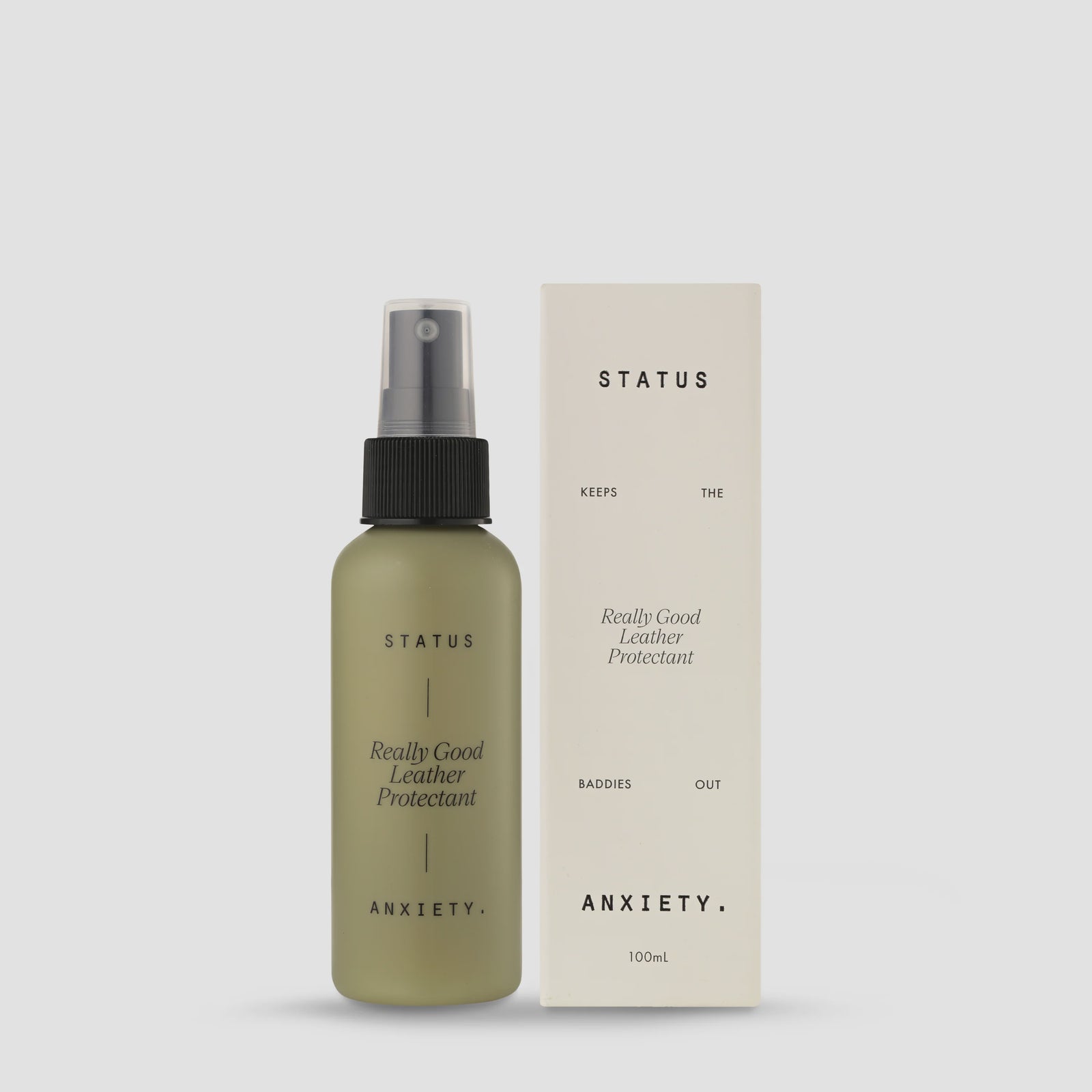 Status Anxiety Really Good Leather Protection