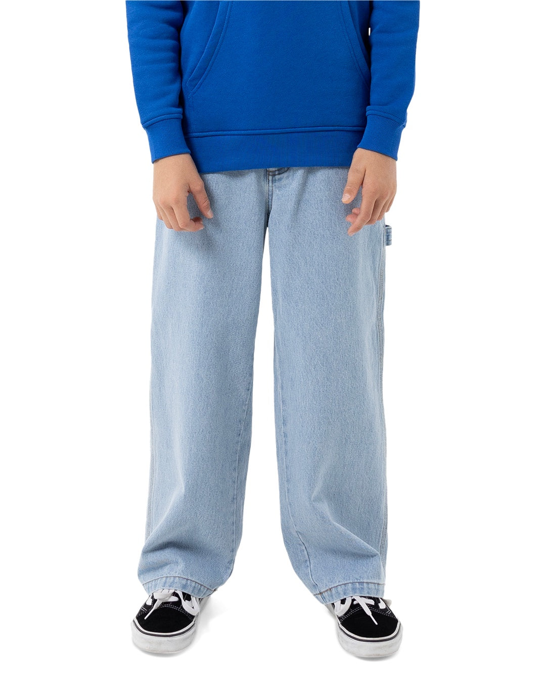 Santa Cruz Youth Classic Dot Carpenter Jeans Light Washed Indigo