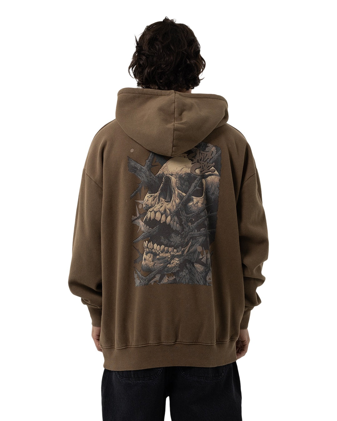 Santa Cruz Pace Deathtrap Oversized Hoodie Army
