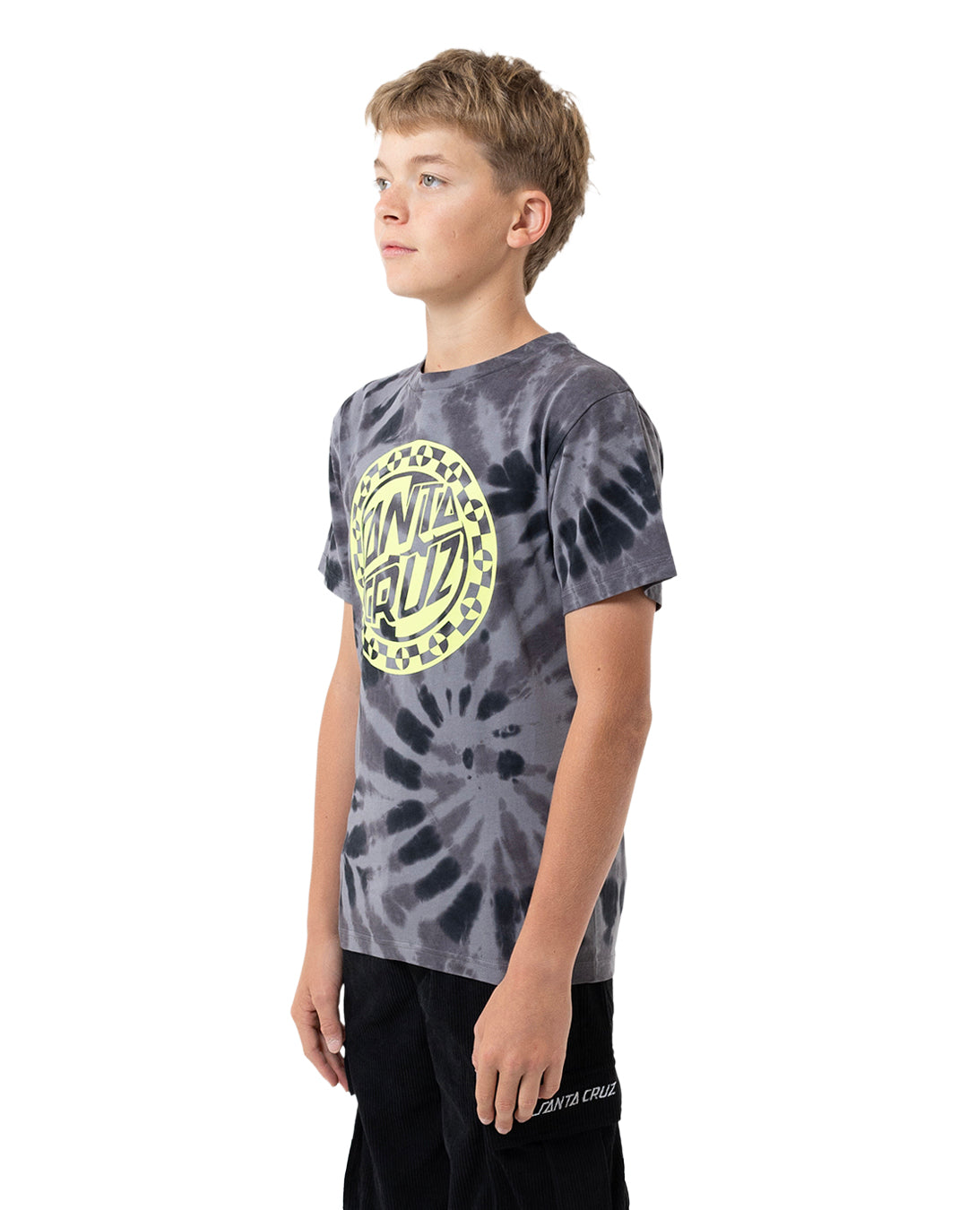 Santa Cruz Youth Malba Crash Dot Mono Front Tee