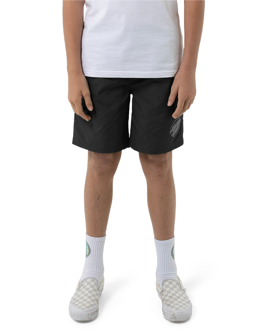 Santa Cruz Youth Opus Dot Cruzier Beach Short Elastic Waist Short