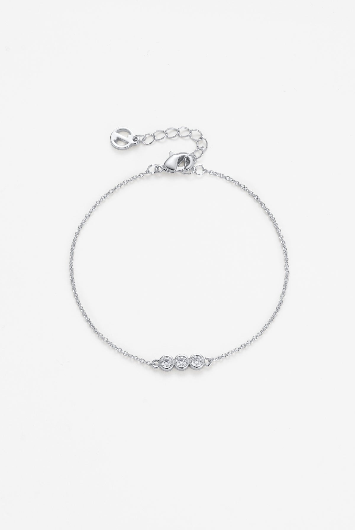 Zafino Amy Bracelet - Silver (White Crystal)