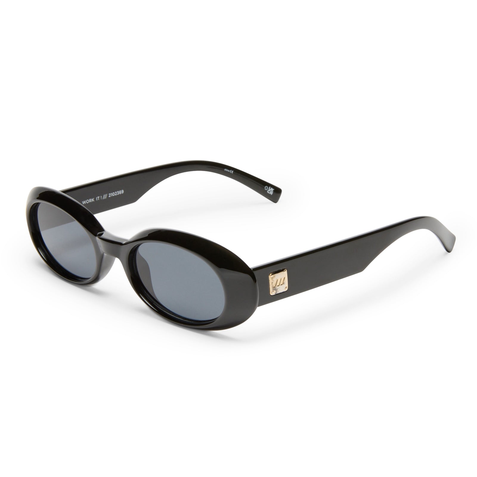 Le Specs Work It Black Smoke Mono