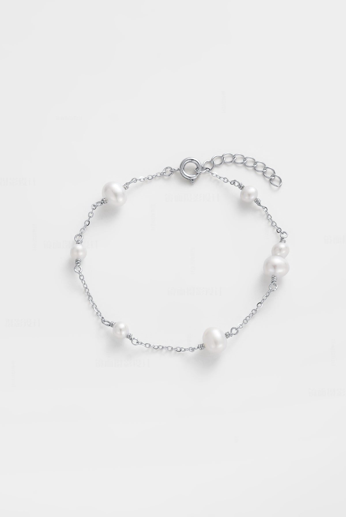 Zafino Luna Pearl Bracelet - Silver