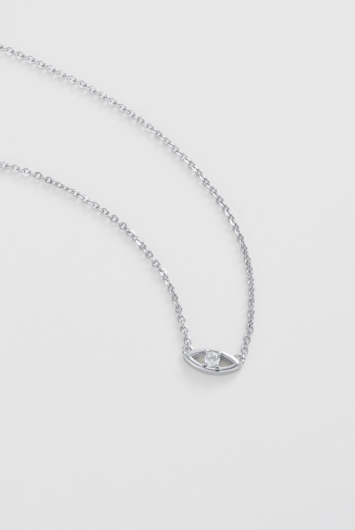 Zafino Evil Eye Necklace - Silver