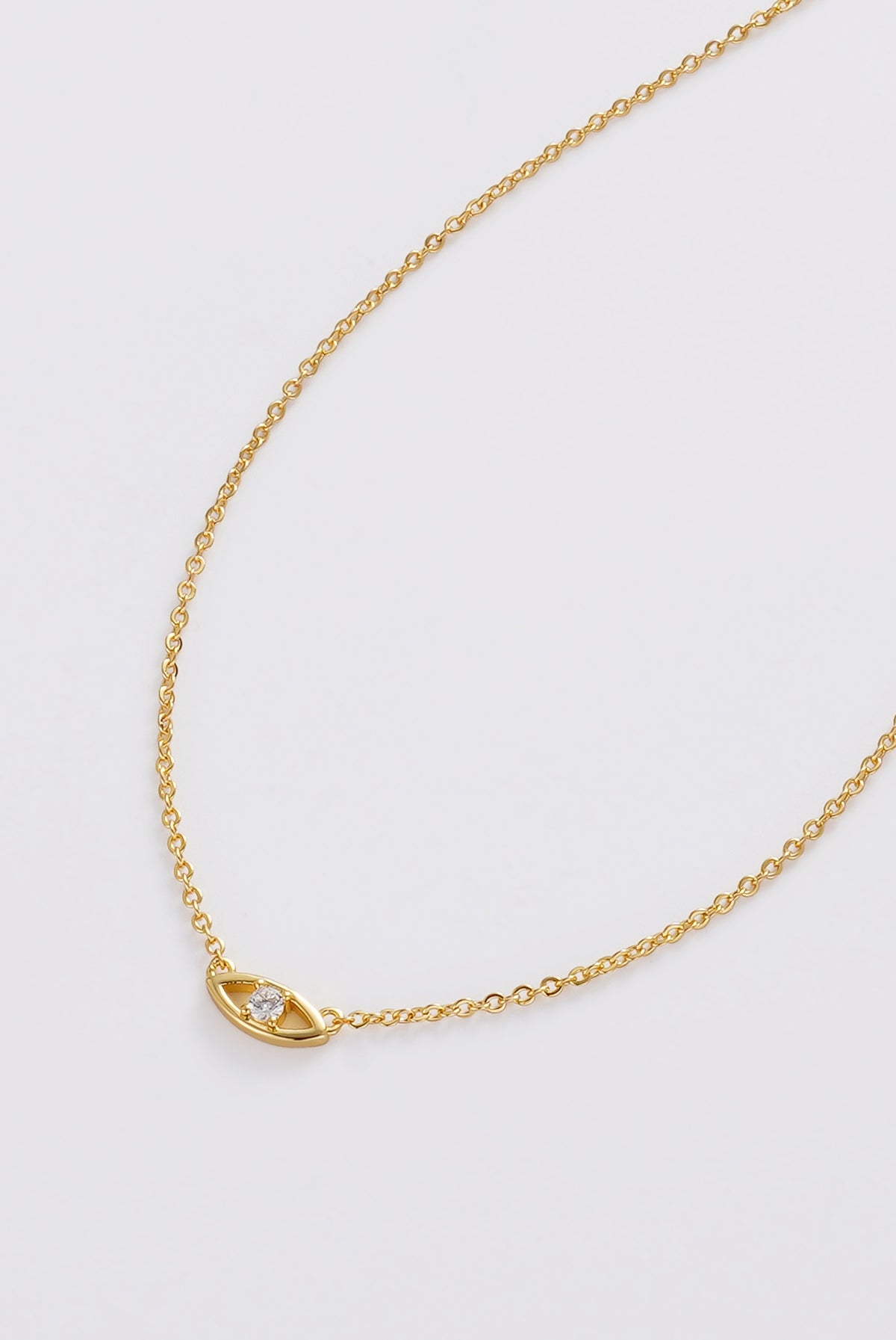 Zafino Evil Eye Necklace - Gold