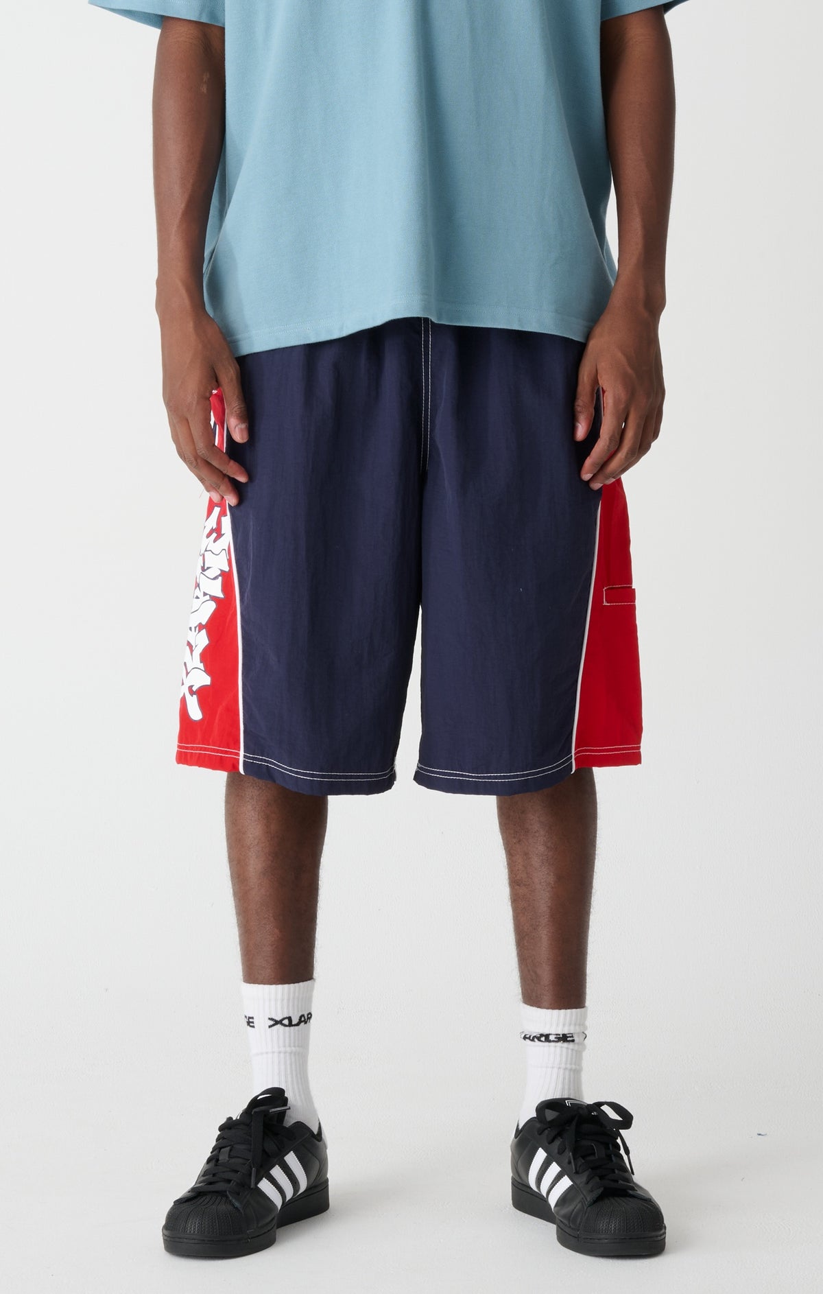 XLARGE 3D Short Captain Navy