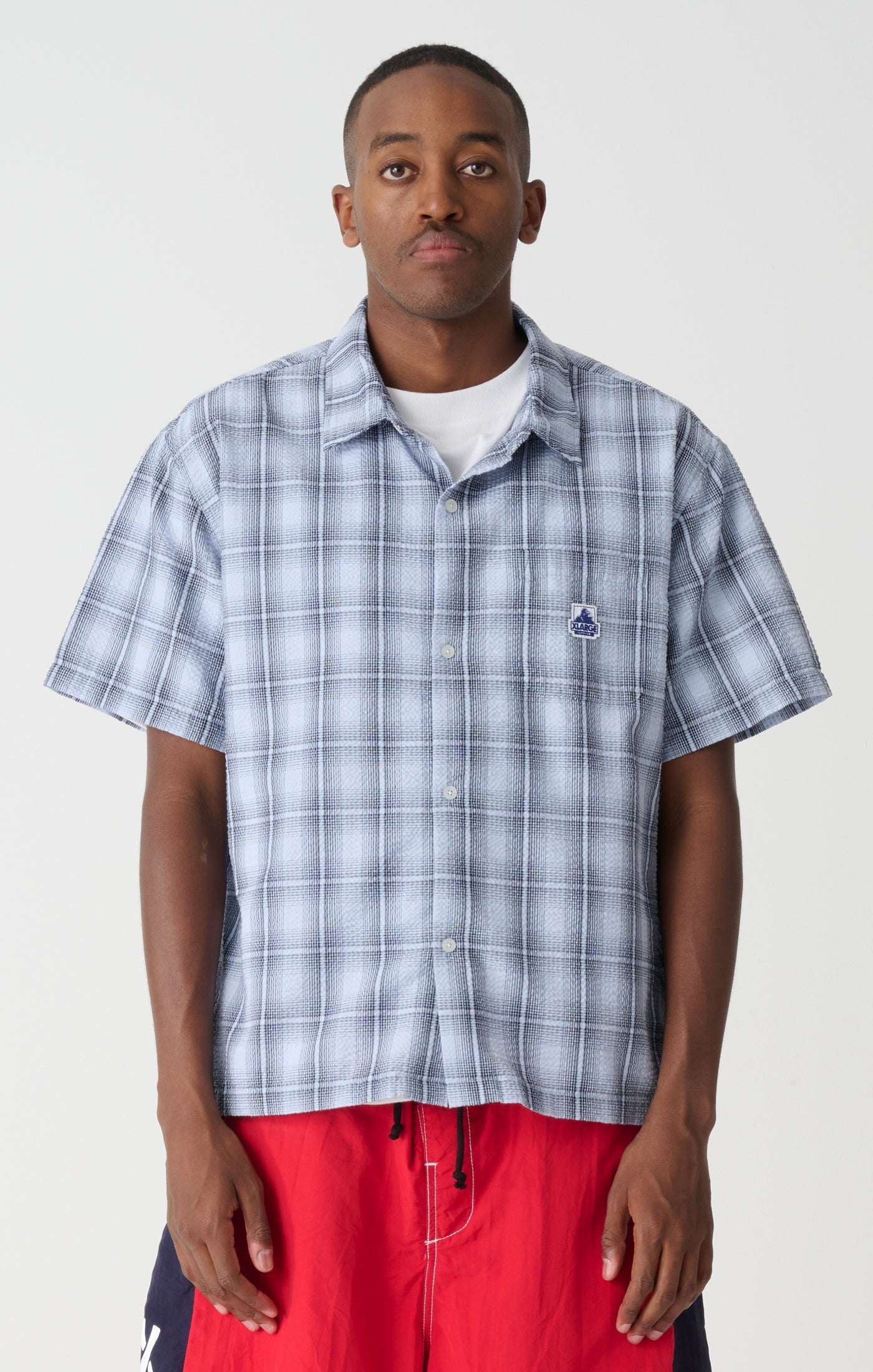 XLARGE Simon S/S Shirt Cadet Blue