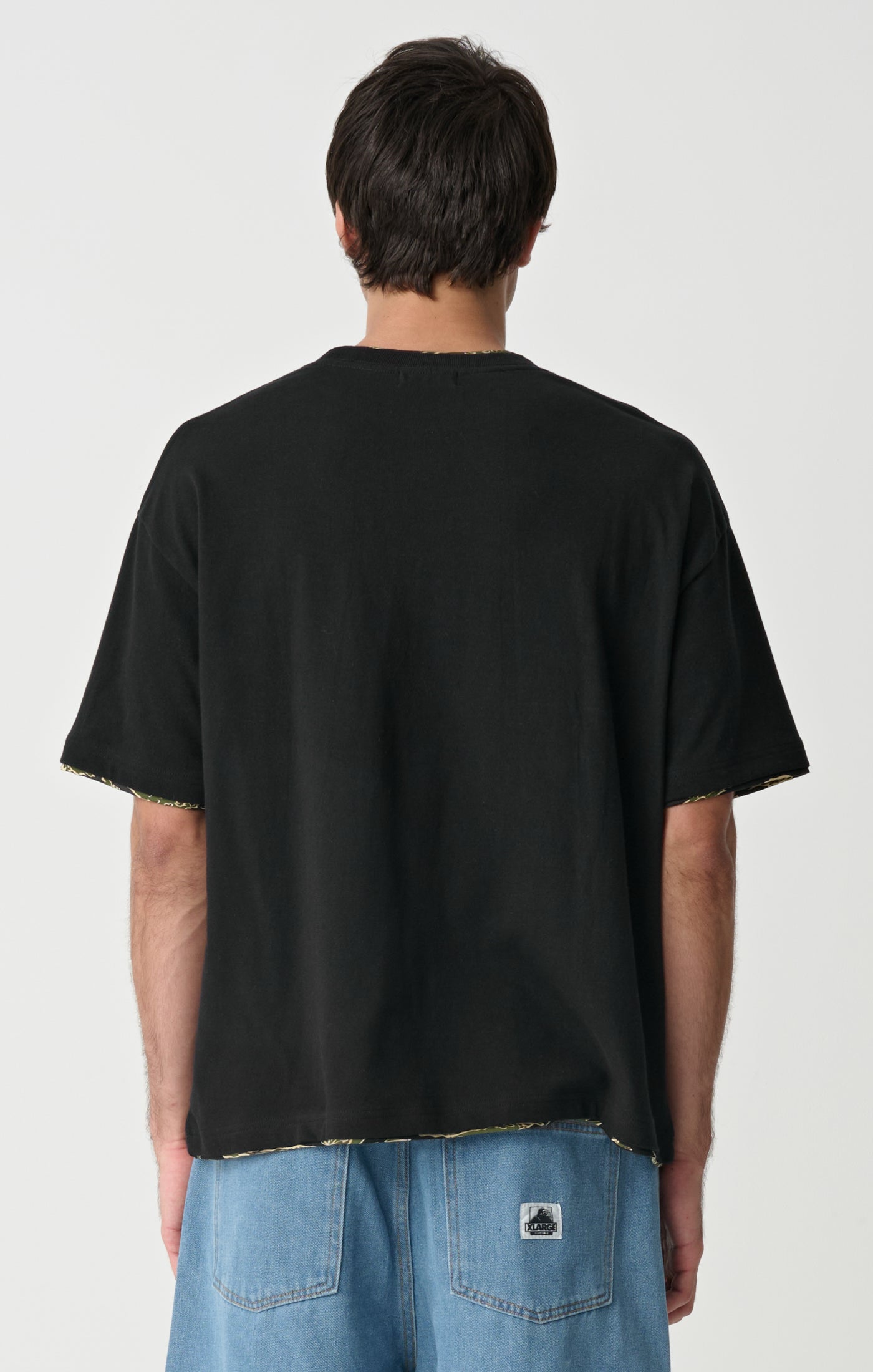 XLARGE Double Layer Gorilla Tee Pigment Black