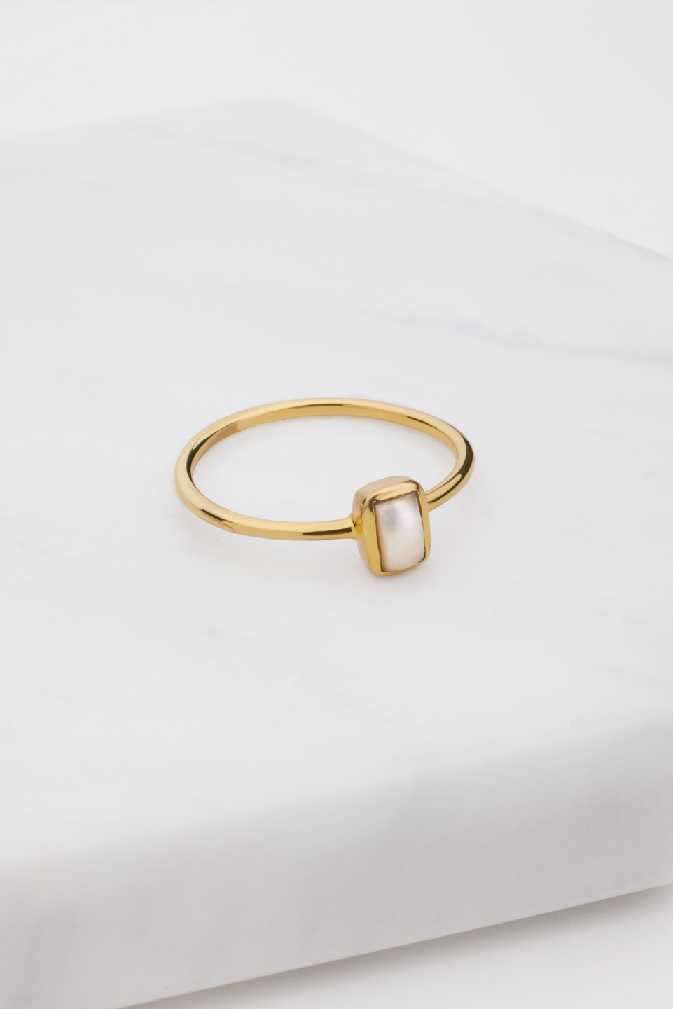Zafino Grace Ring Pearl - Gold