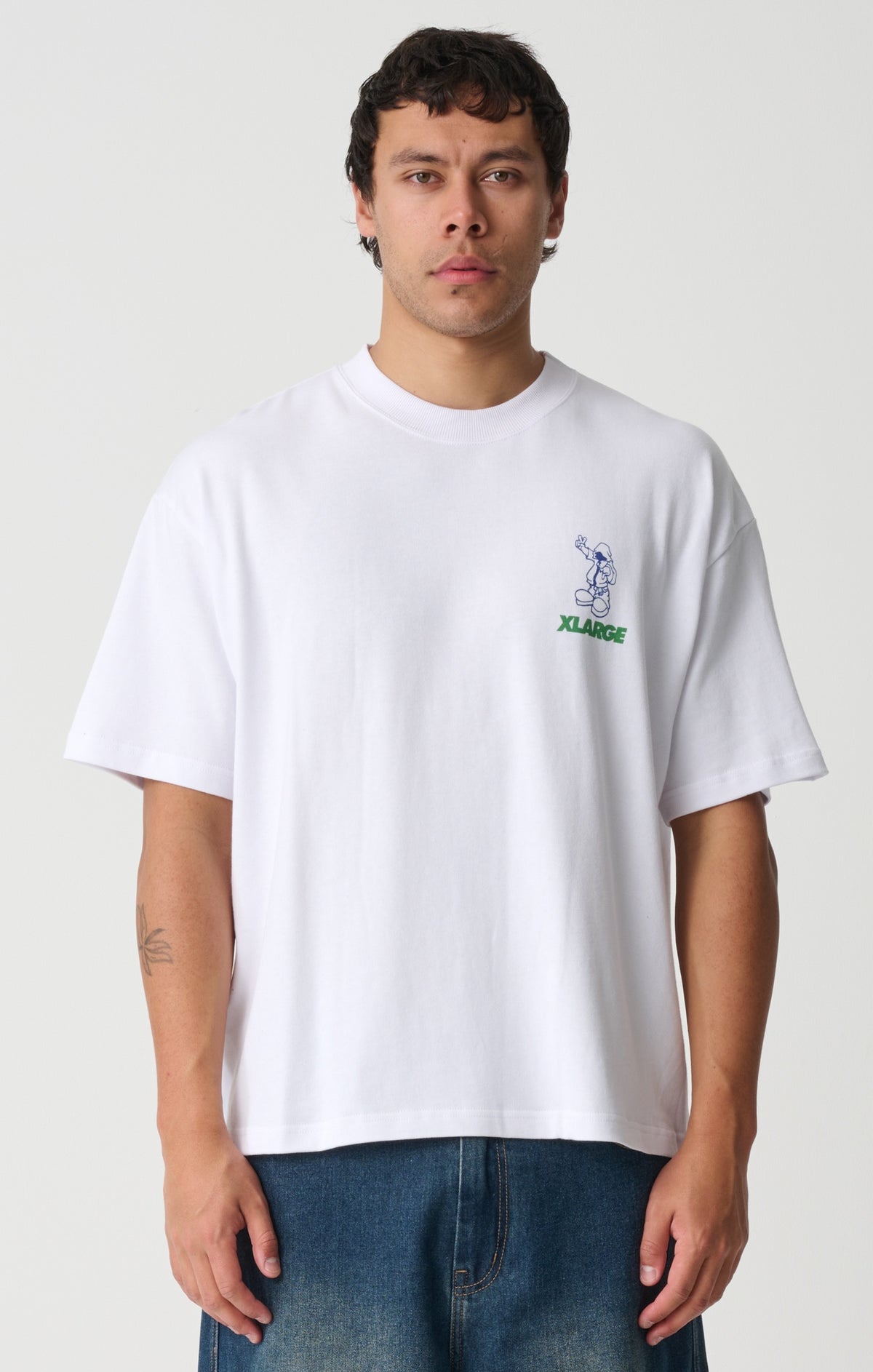 XLARGE Peace&amp;Fortune Gorilla Fit Tee Pigment Mauve