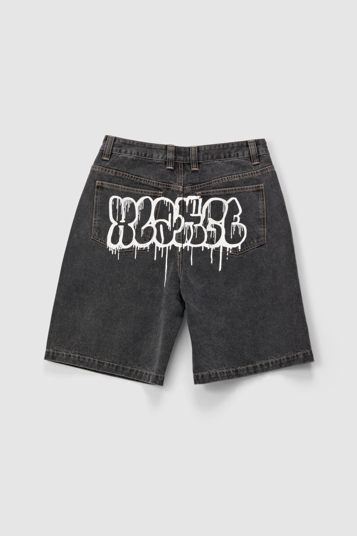 XLARGE Drip Dry Bull Denim 91 Short Washed Black