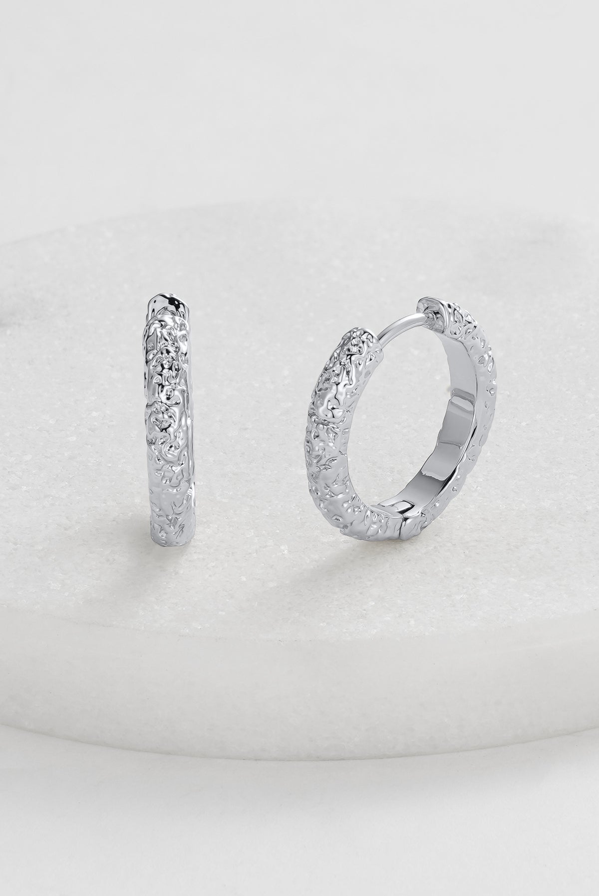 Zafino Belle Hoop Silver