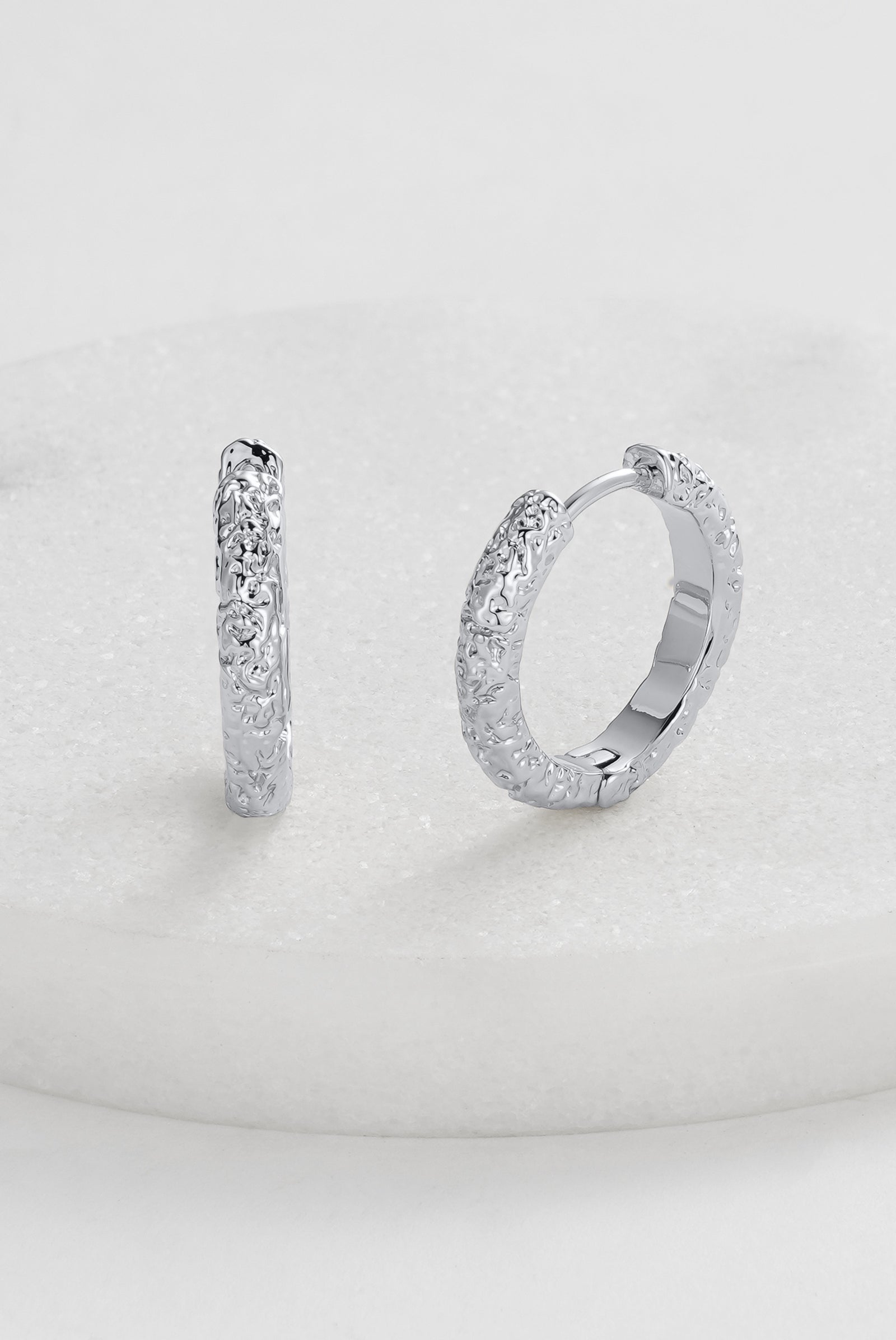 Zafino Belle Hoop Silver