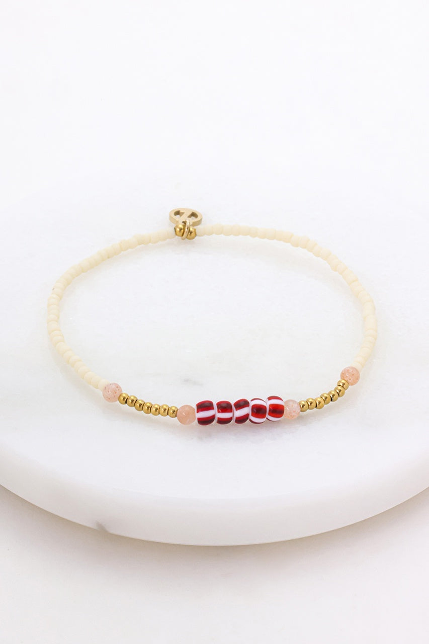 Zafino Vivian Bracelet - Berry/Gold