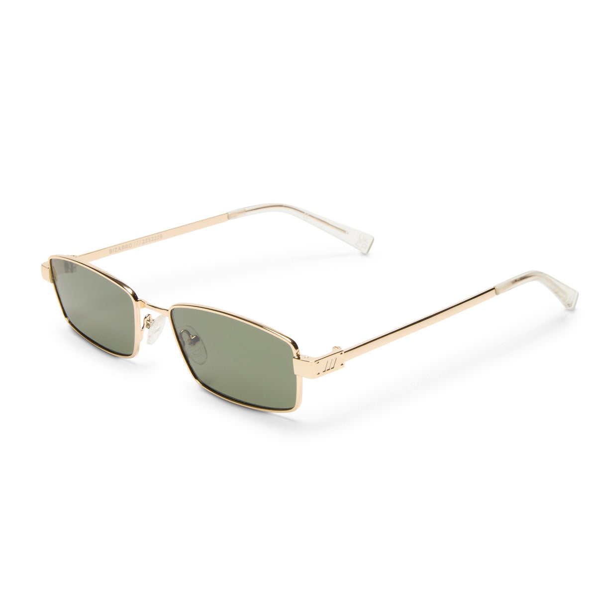 Le Specs Bizarro Bright Gold / Clear Khaki Mono