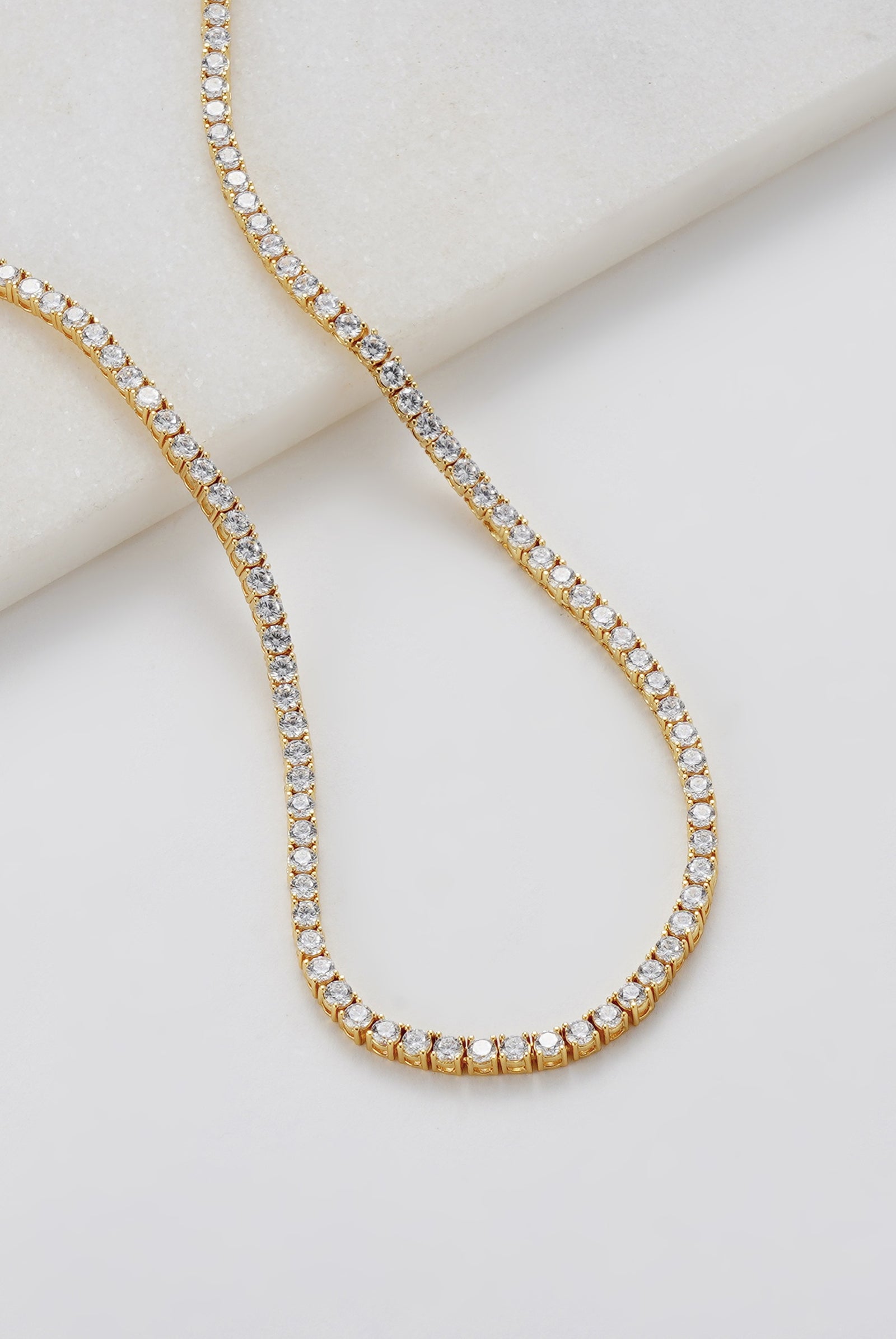 Zafino Dani Tennis Necklace 45cm