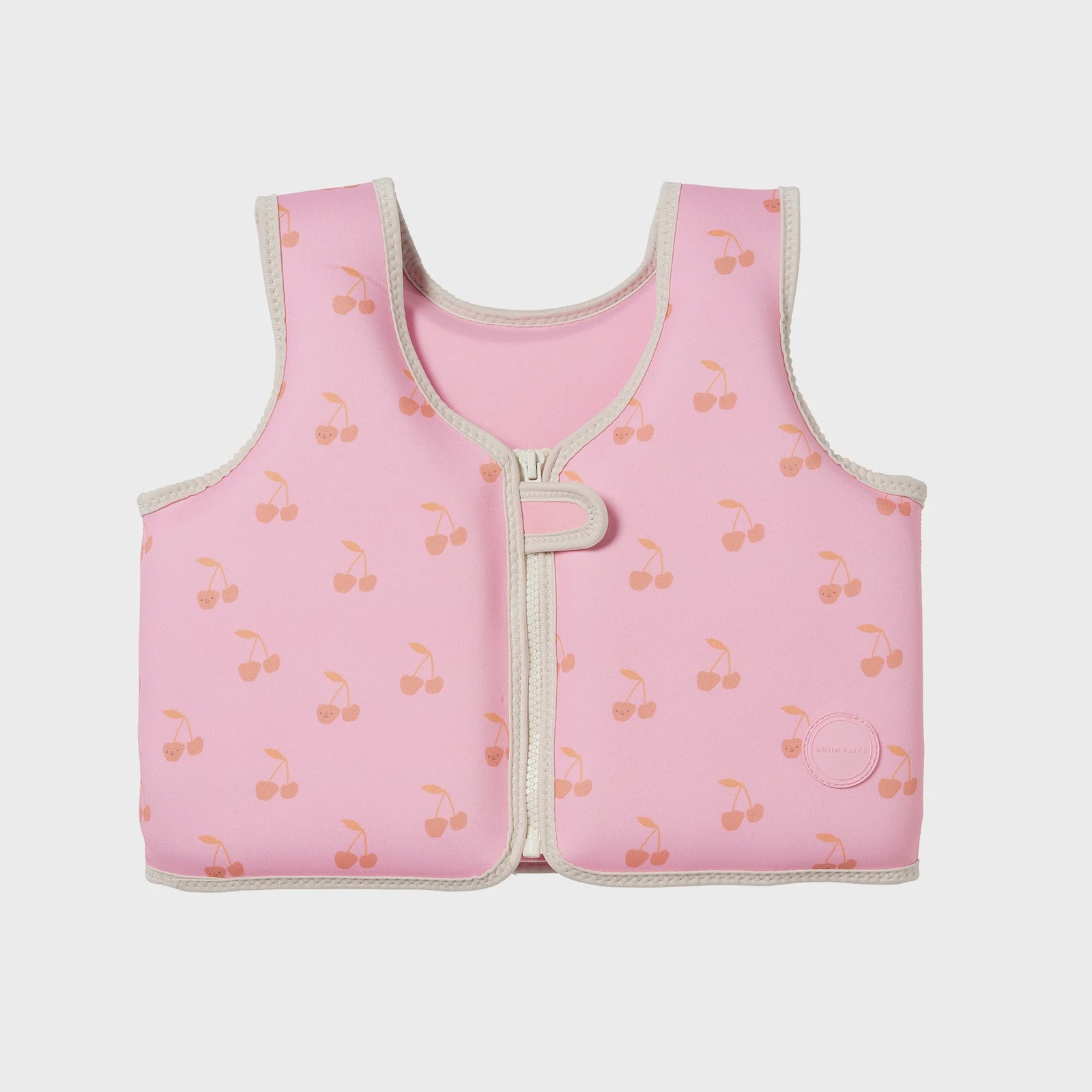 Sunnylife Kids Swim Vest 3-6 Cotton Candy Cherry