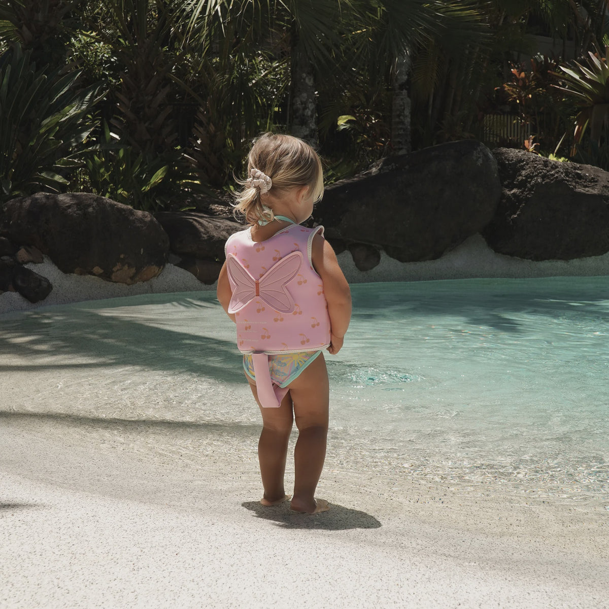 Sunnylife Kids Swim Vest Cotton Candy Cherry