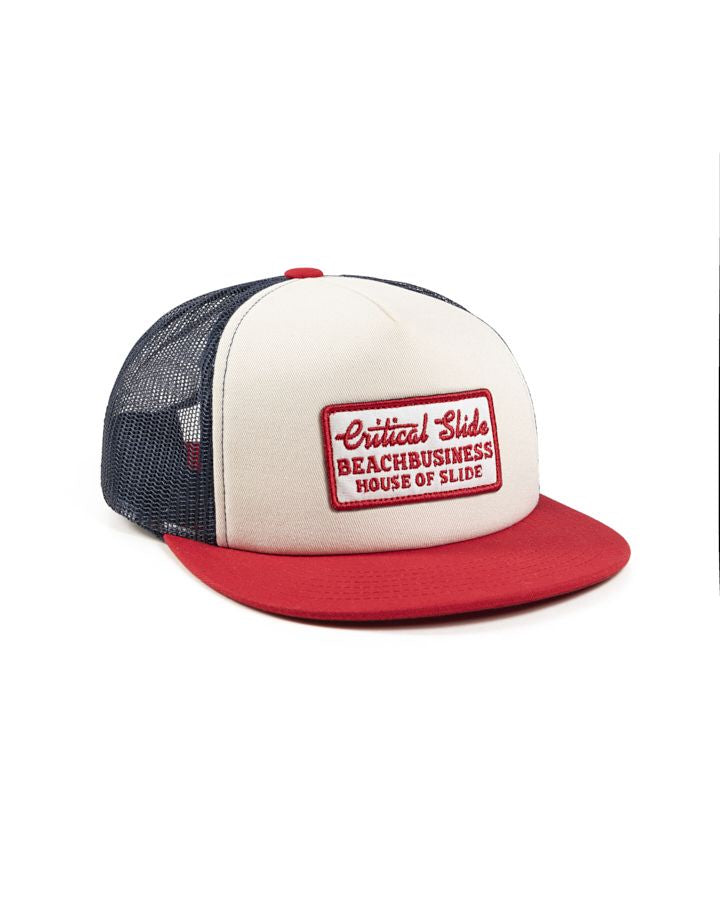 Critical Slide Business Trucker Cap Red