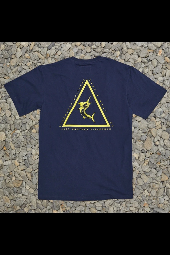 Just Another Fisherman Angled Marlin Tee Navy