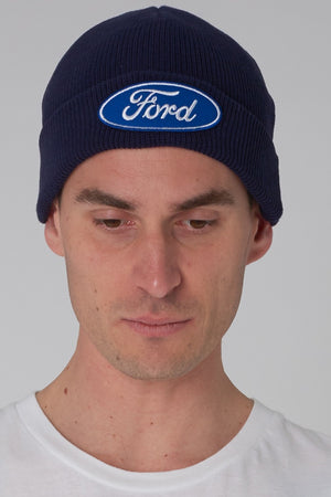 Rollas Ford Beanie Navy