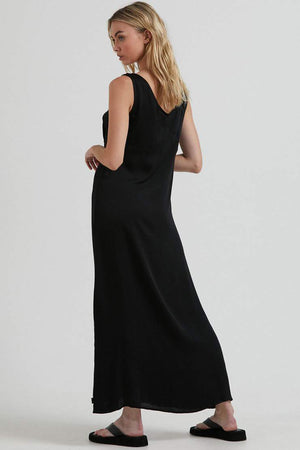 Afends Leni Recycled Maxi Dress Black