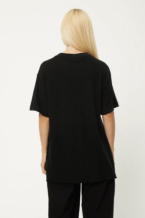 Afends Slay - Hemp Oversized T-Shirt - Black