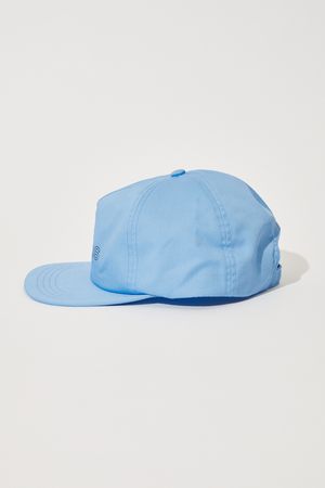 Afends Outline Recycled - Recycled 5 Panel Cap - Sky Blue