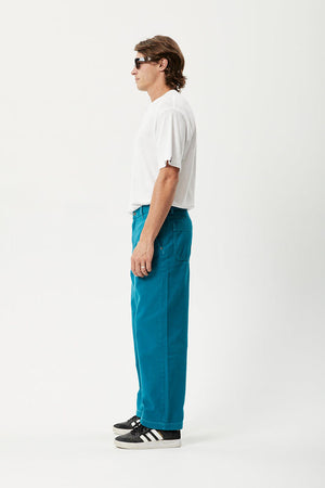 Afends Pablo - Recycled Baggy Pants - Azure