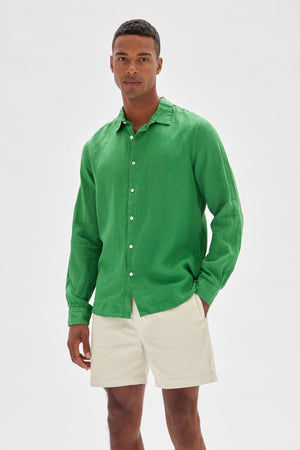 Assembly Casual Long Sleeve Shirt Bermuda Green