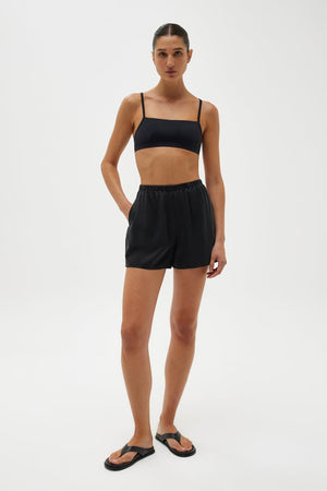 Assembly Classic Crop Top Black