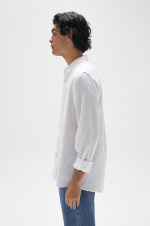 Assembly Casual Long Sleeve Shirt White