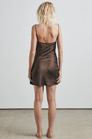 Bare By Charlie Holiday The Cami Mini Dress Chocolate